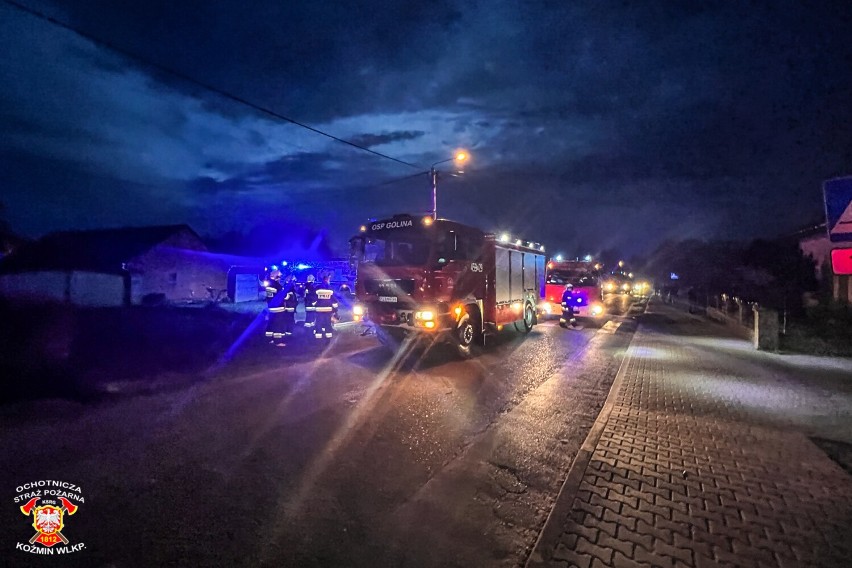 AKTUALIZACJA: Pożar budynku w Borzęcicach. Na miejscu 10 jednostek straży pożarnej z 2 powiatów [ZDJĘCIA]            