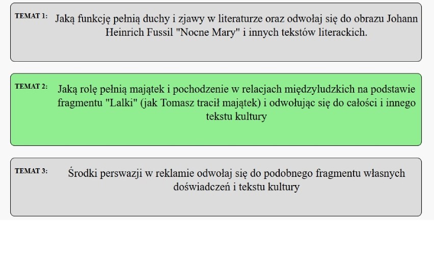 Matura ustna 2017 polski: Pytania na maturze ustnej z polskiego [PYTANIA]