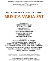 XIX Koncert Kompozytorski „MUSICA VARIA EST” w Inowrocławiu [zapowiedź]