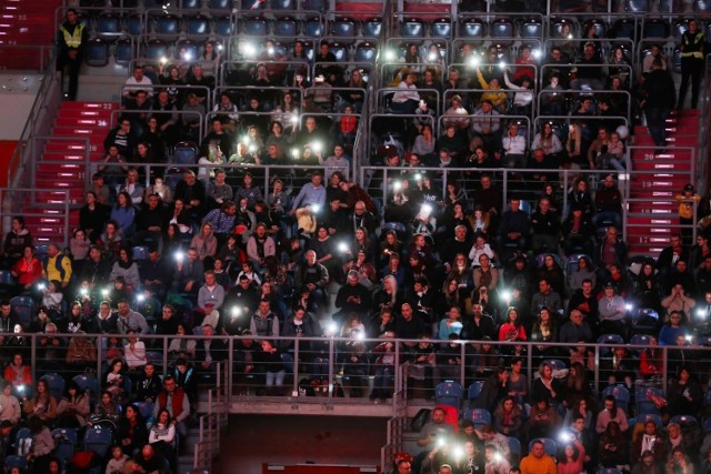 Kibice w Tauron Arena Krak&oacute;w