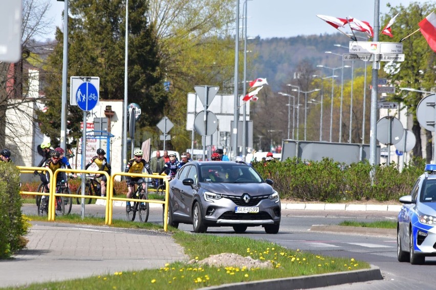 Rajd rowerowy z Lęborka do Dziechlina w 18 rocznicę wstąpienia Polski do Unii Europejskiej.