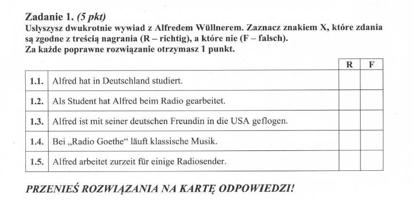 NIEMIECKI MATURA 2013 już 21 maja. Uczniowie napiszą maturę...