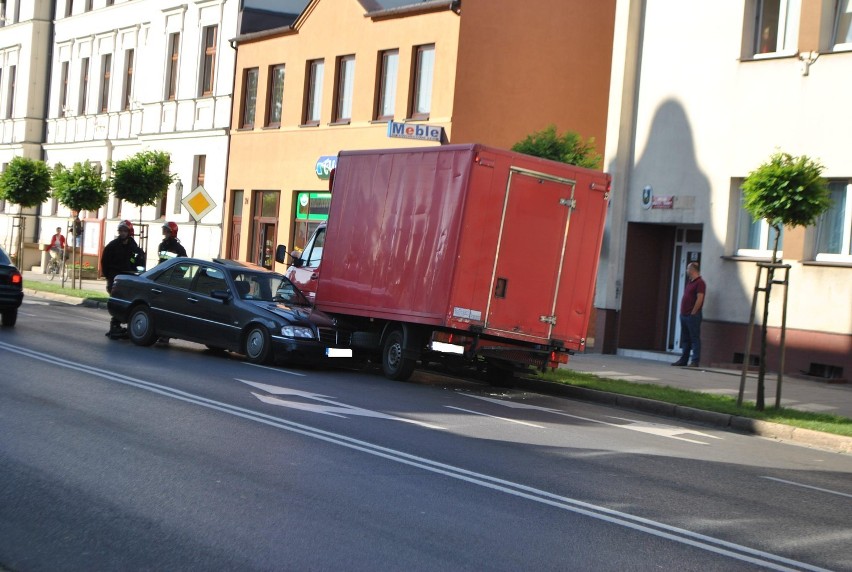 Wypadek przed Urzędem Miasta i Gminy w Szamotułach