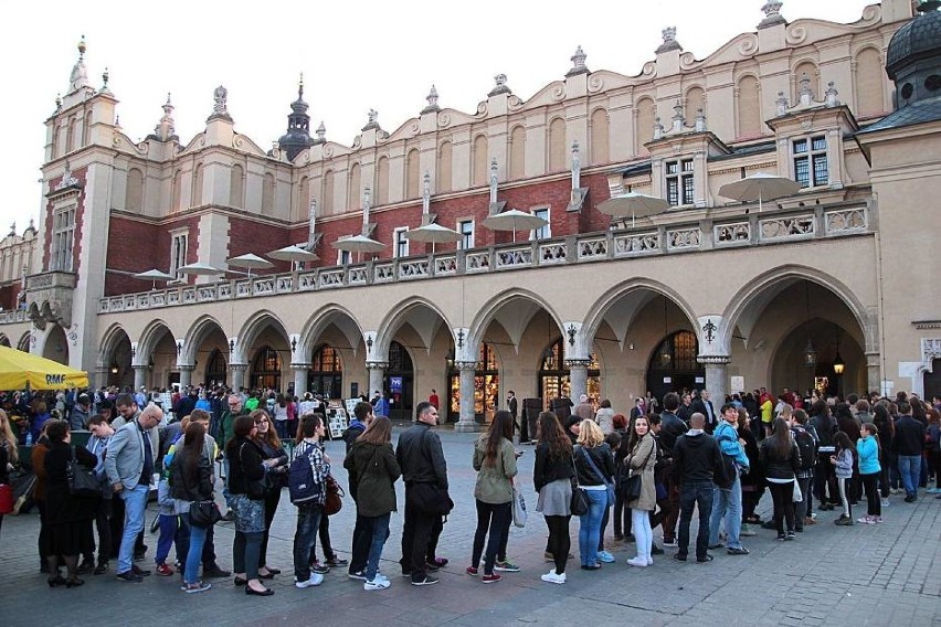 Noc Muzeów w Krakowie. Tłumy zwiedzających w roku ubiegłym