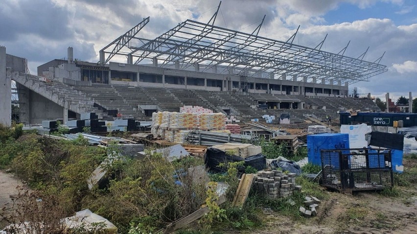 Trwa budowa stadionu dla Radomiaka Radom. Zobaczcie zdjęcia...
