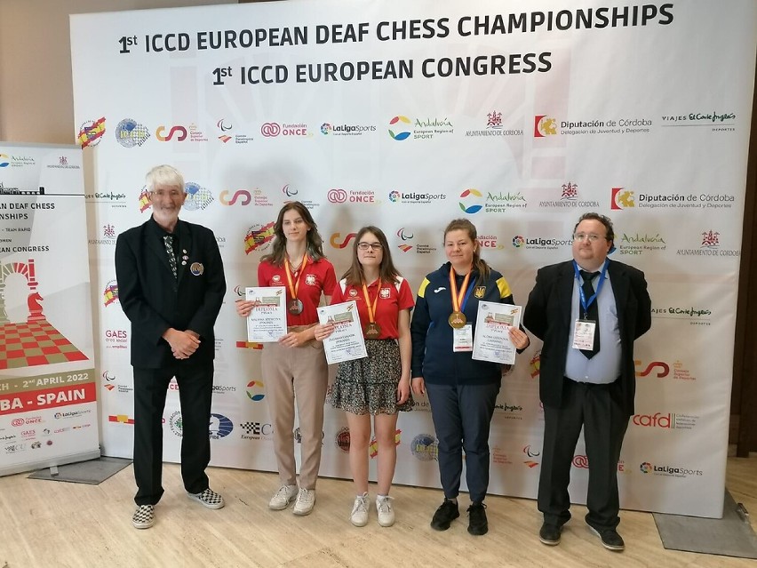 Złoty medal Mistrzostw Europy w szachach błyskawicznych trafił do skierniewiczanki - Zuzanny Łukasik