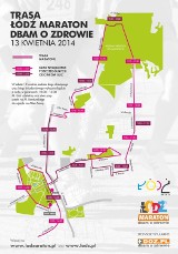 Łódź maraton Dbam o Zdrowie 2014. Zmiany w rozkładach MPK