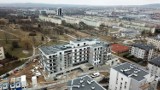 Apartamenty Zapolska w Kielcach. To miejsce skąd można podziwiać cudną panoramę miasta i okolic. Zobaczcie zdjęcia z drona