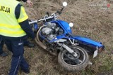 Wypadek motocyklisty w Zawierciu [ZDJĘCIA]