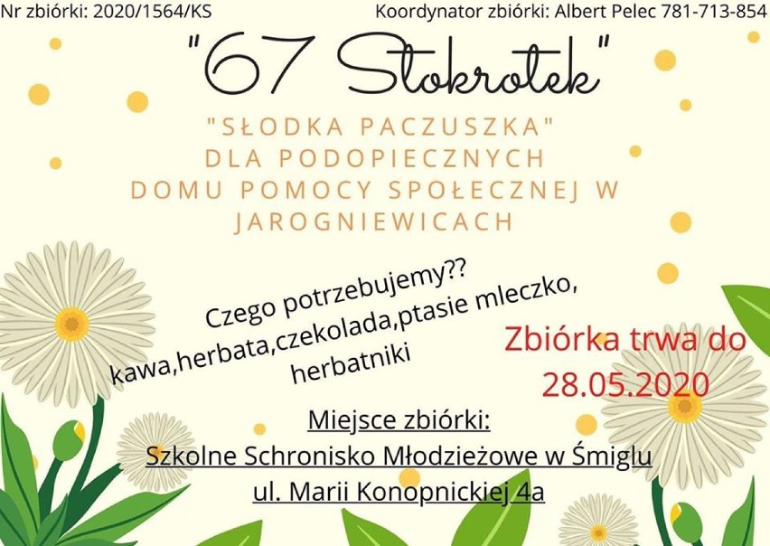 W gminie Śmigiel trwa akcja zbiórki darów na rzecz mieszkańców DPS Jarogniewice