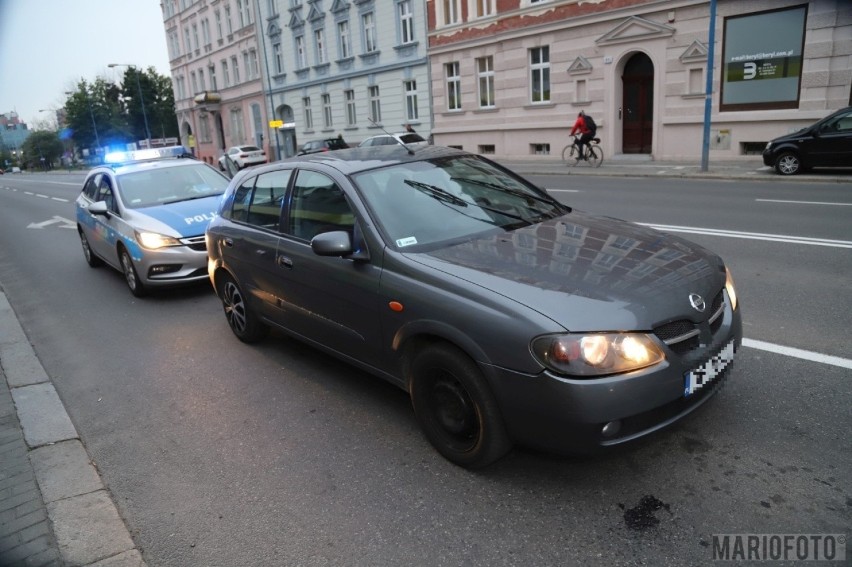 Kierowca nissana został zatrzymany na ulicy Ozimskiej na...
