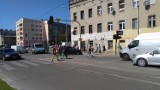 Wypadek na Zachodniej w Łodzi [ZDJĘCIA]