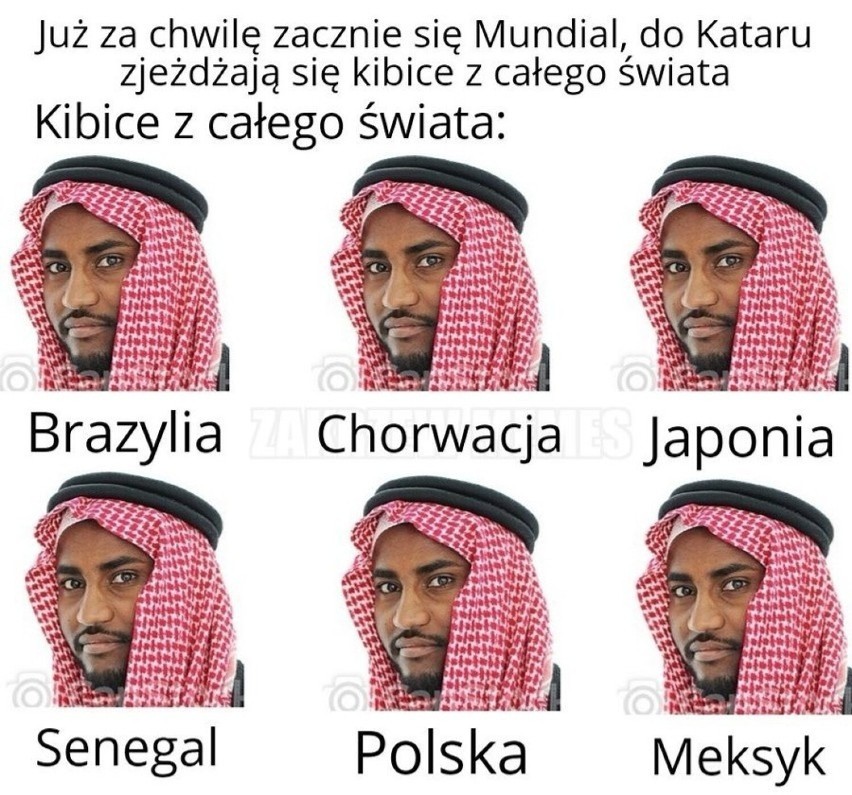 Mistrzostwa świata w Katarze 2022. Najlepsze memy o mundialu. "Polscy szejkowie na mundialu w Katarze"