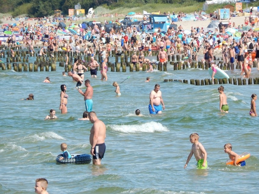 Plażowanie w Ustce