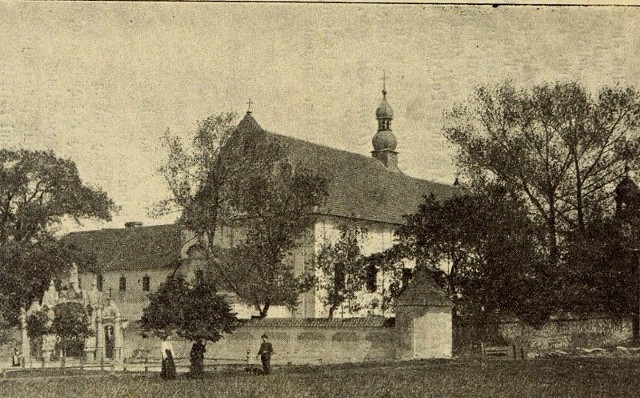 Kościół pod wezwaniem św. Anny w Smardzewicach w fotografii Stefana Malczewskiego. Zdjęcie powstało w 1890 roku