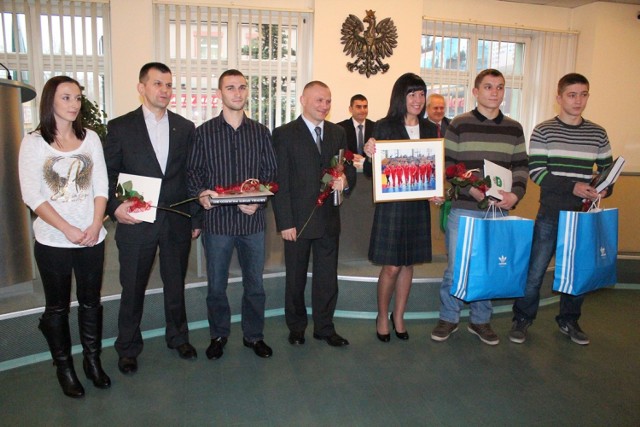 Chełmscy sportowcy wyróżnieni przez prezydent Chełma.