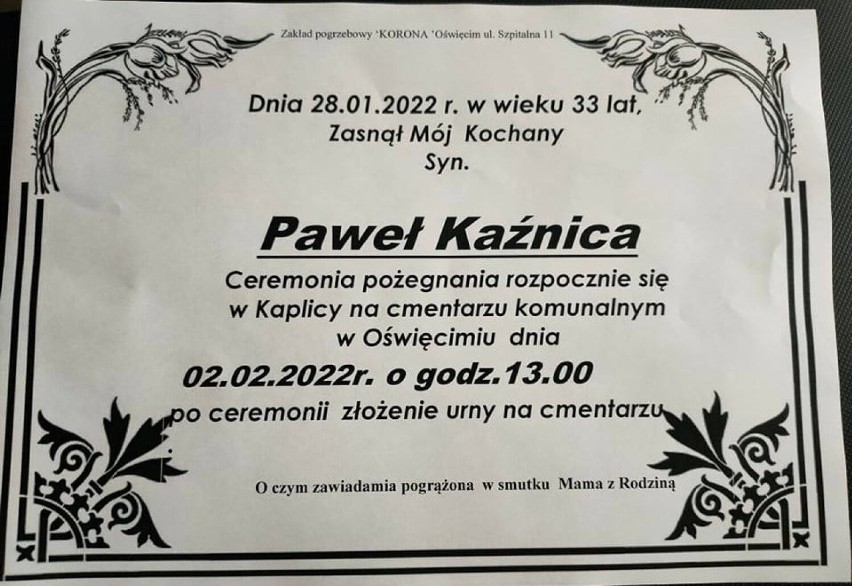 W wieku zaledwie 33 lat zmarł Paweł Kaźnica. Wielki pasjonat...