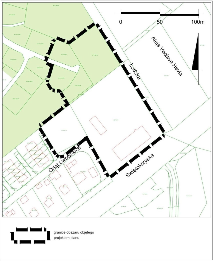 Projekt planu Ujeścisko w rejonie ulic Łódzkiej i Orląt...