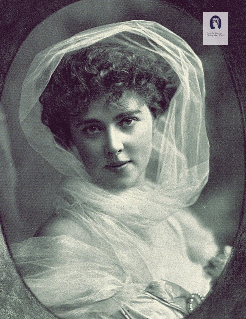 Księżna Daisy w tiulu 1901 r.