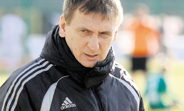 Kamil Kiereś martwi się słabą grą swoich piłkarzy w meczu z Widzewem