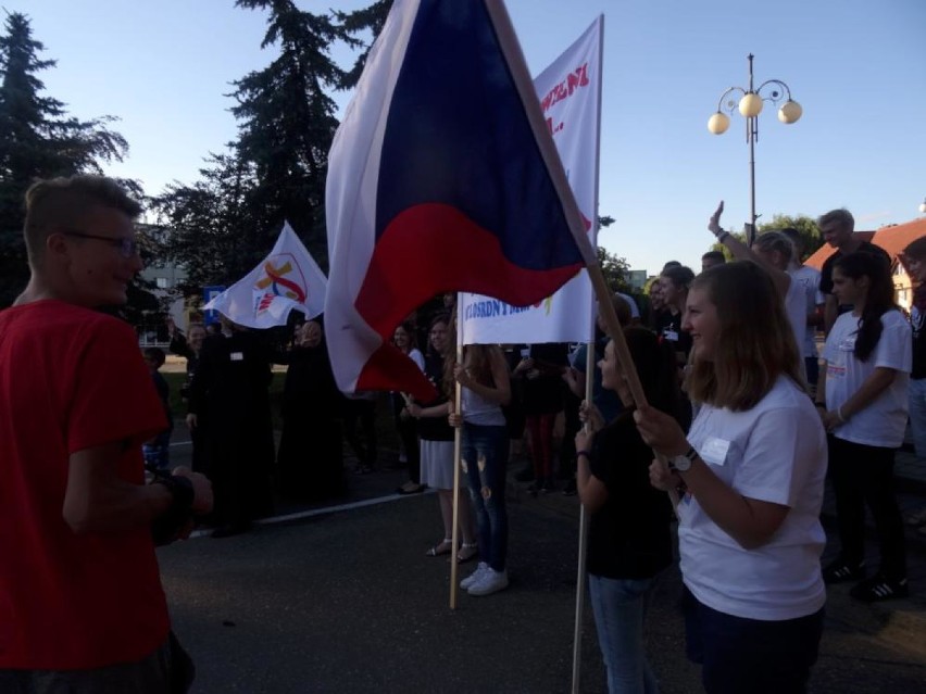 Czesi zrobili w Chodzieży przystanek w drodze na Światowe Dni Młodzieży do Krakowa