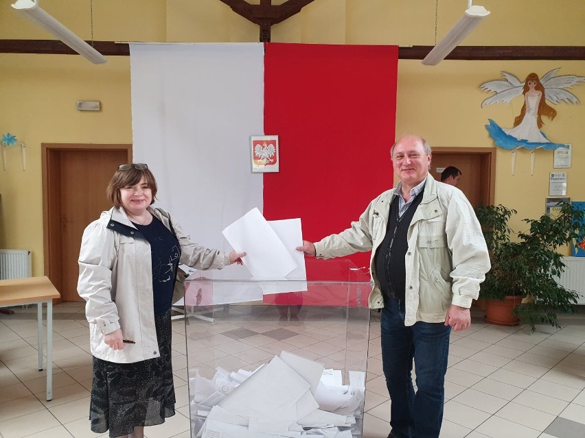 Eurowybory 2019: wybory w lokalu w Pucku na ul. Mestwina
