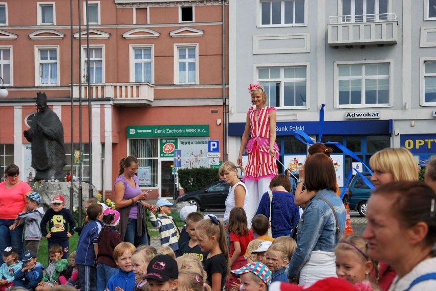 Dziś o godz. 11:00 na obornickim Rynku pojawiła się Pippi...