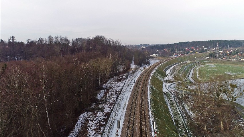 Zdjęcia z prac przygotowawczych do budowy bajpasu...