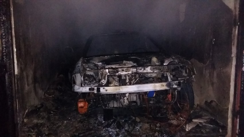 Pożary Żory 2015: Garaż poszedł z dymem. Straty to 45 tys....