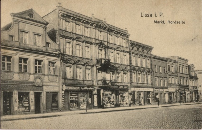 Rynek w Lesznie  na dawnych fotografiach i pocztówkach