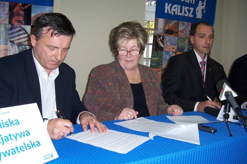 Wspólny Kalisz podpisał porozumienie z Kaliską Inicjatywą...