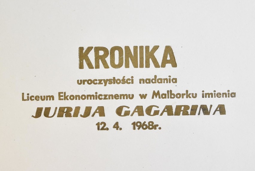 Kronika dawnego "Ekonomika", czyli obecnego Technikum nr 3 (odc. 1). Jak Gagarin został patronem szkoły wtedy z siedzibą przy ul. Reymonta 