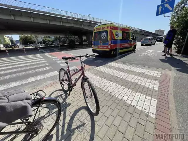 Potrącenie rowerzysty w Opolu.