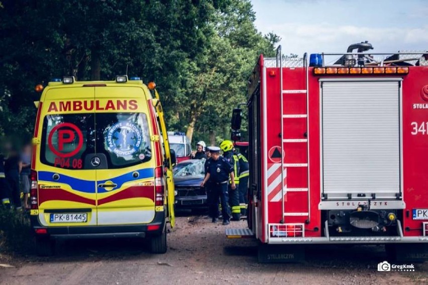 Wypadek w Murowańcu koło Koźminka. Nie żyje nastoletni kierowca [FOTO]