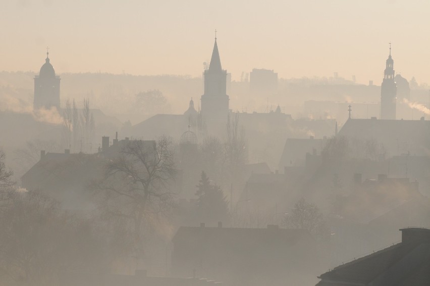 Zima w Zielonej Górze.