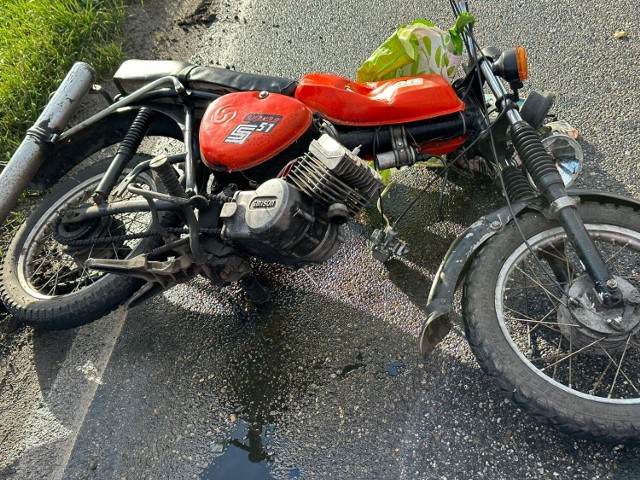 Pod Gubinem doszło do śmiertelnego wypadku. Nie żyje motocyklista.