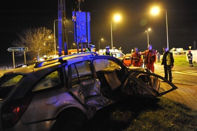 Wypadek na ul. Śmigielskiej w Kościanie