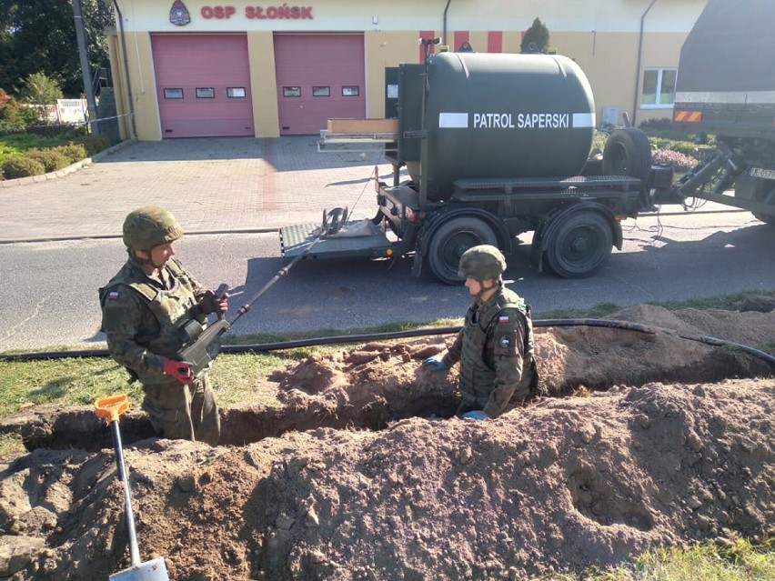 21 patrol saperski z 5 Kresowego Batalionu Saperów w Krośnie...