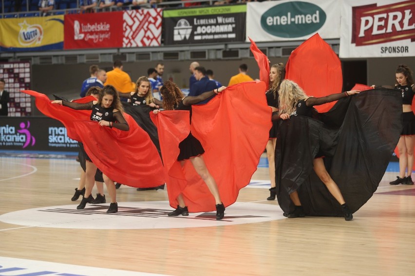 Tak tańczyły cheerleaderki Startu Lublin w trakcie meczu z Polpharmą Starogard Gdański