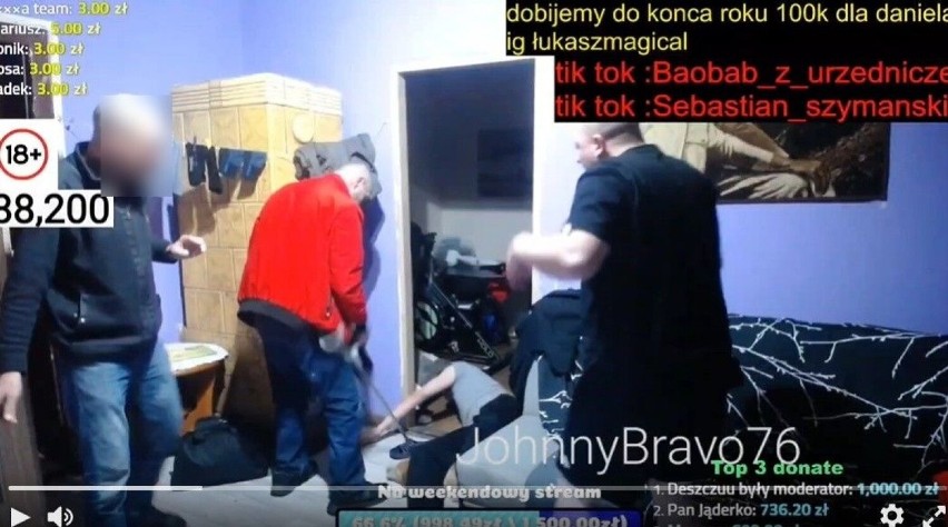 Podczas jednego z patostreamów z ulicy Urzędniczej w Toruniu...