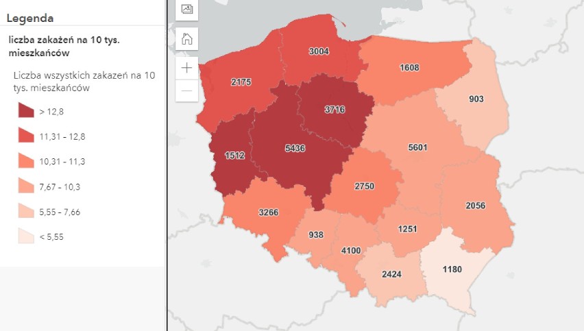 Chrzanów, Oświęcim, Wadowice, Olkusz. Nie żyje 12 osób z COVID-19, 451 nowych przypadków zakażenia koronawirusem w regionie