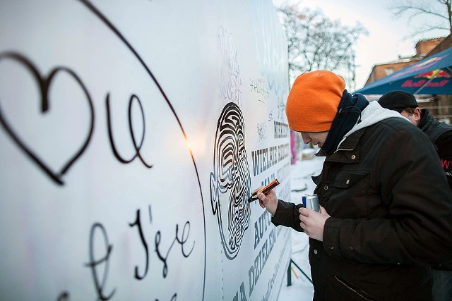 Graffitti w Off Piotrkowska w Łodzi