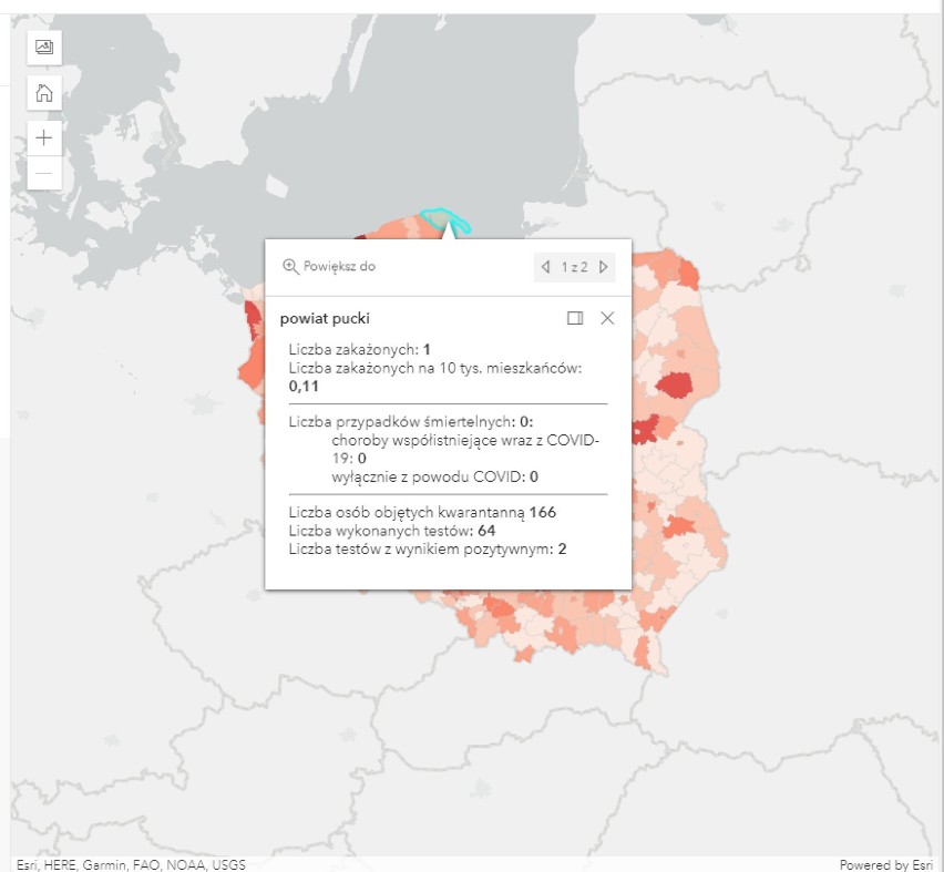 Koronawirus w powiecie puckim: poniedziałek, 17 maja 2021. Ile osób zachorowało na Covid-19? Ile wyzdrowiało?