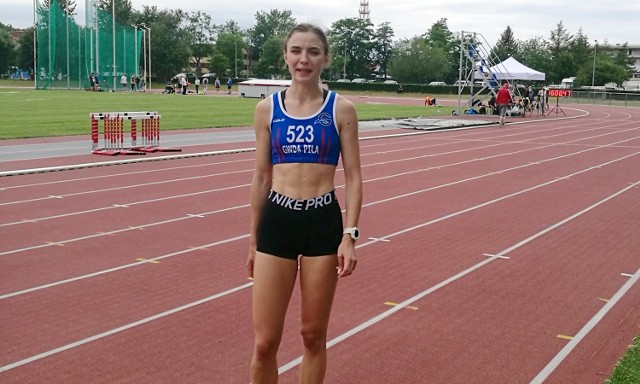 Siedmioboistka Agata Trzaskalska wystartowała w rzucie oszczepem i w biegu na 100 m ppł