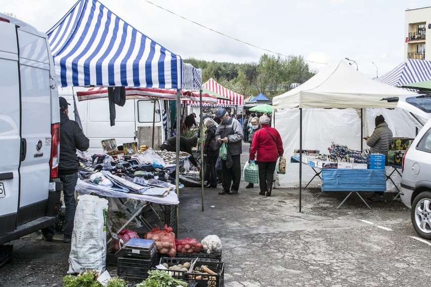 Targowiska w Olkuszu, 5 maja 2020 r.