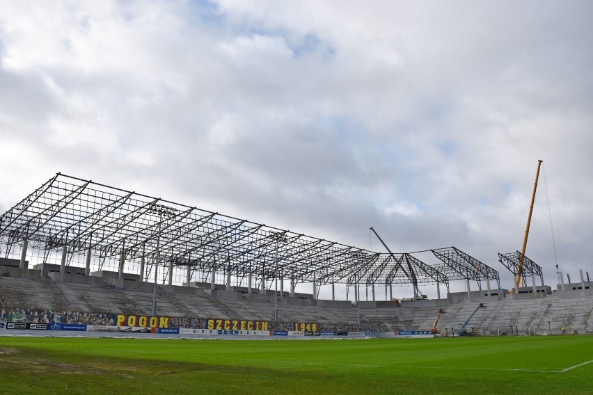 Budowa stadionu w Szczecinie