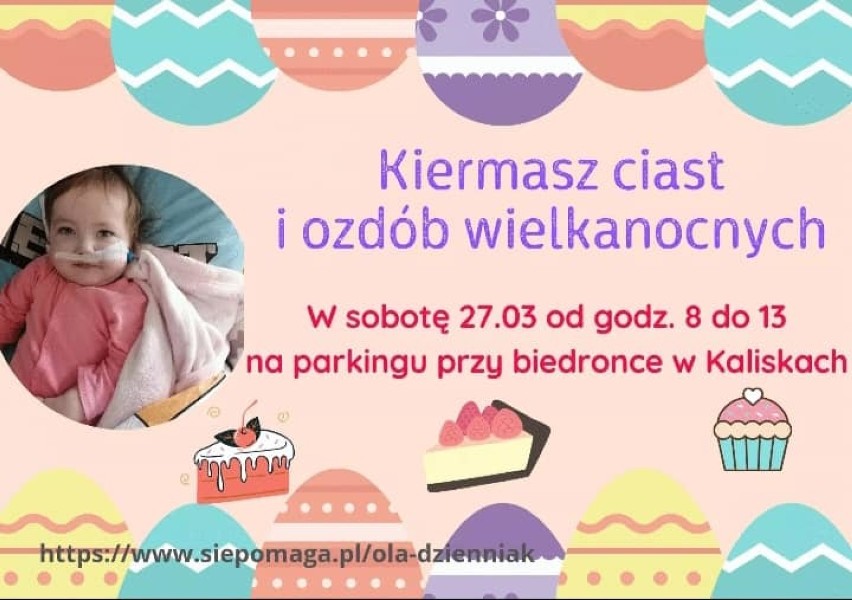 Kiermasz słodkości oraz ozdób wielkanocnych na rzecz Oli Dzienniak 