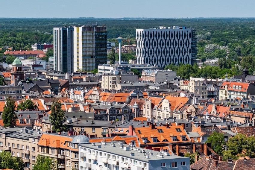 Poznań z lotu Ptaka - zdjęcia Poznania zrobione z wieżowca Bałtyk