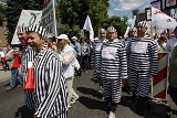 Związkowcy Solidarności manifestują we Wrocławiu