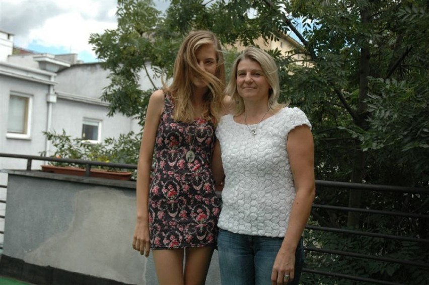 Ula z mamą Anną Lewandowską